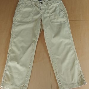 J Jill women’s capri pants, yellow, size 6